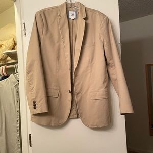 GAP Mens Cotton Blazer - Tan XS